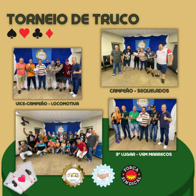 Torneio de Truco (Post para Instagram)